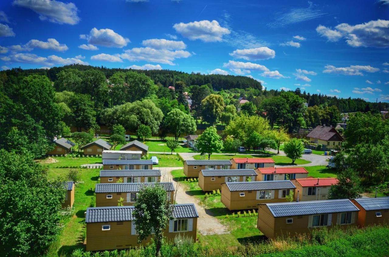 Camping Prima Otel Týn nad Vltavou Dış mekan fotoğraf