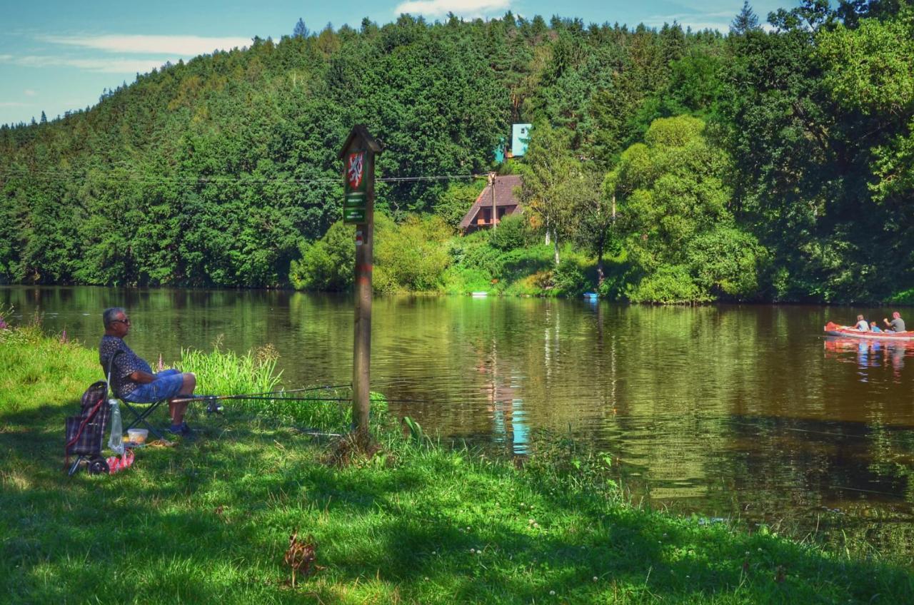 Camping Prima Otel Týn nad Vltavou Dış mekan fotoğraf