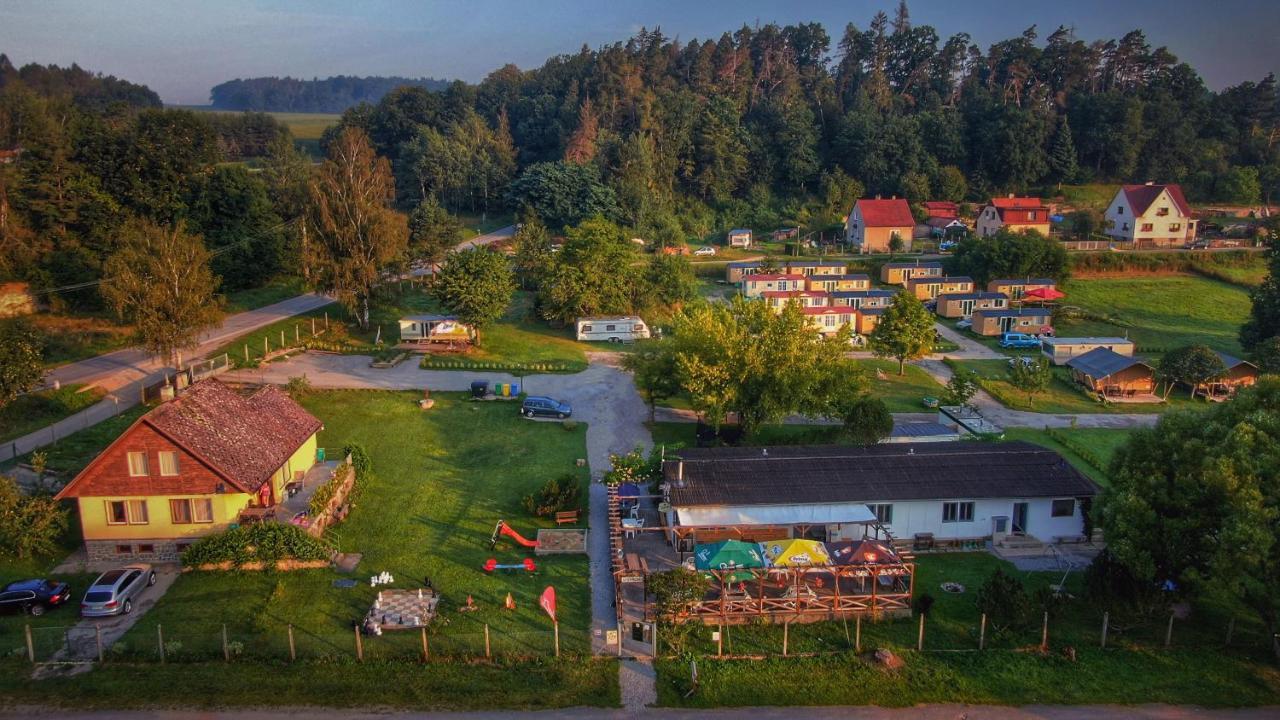 Camping Prima Otel Týn nad Vltavou Dış mekan fotoğraf