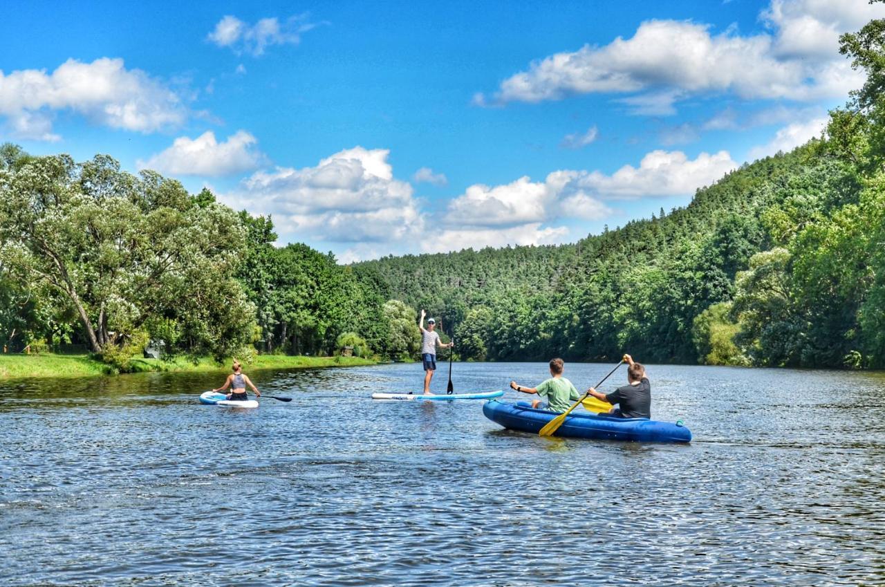 Camping Prima Otel Týn nad Vltavou Dış mekan fotoğraf