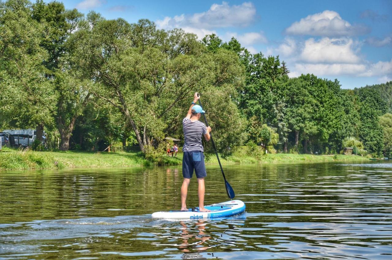 Camping Prima Otel Týn nad Vltavou Dış mekan fotoğraf